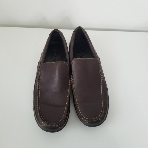 Cole Haan Tucker Venetian Brown Leather Slip On Loafers 10.5 French Roast - Picture 6 of 9